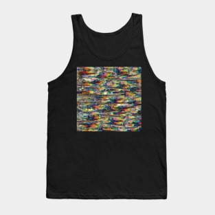 Glitch Money Collage Tank Top